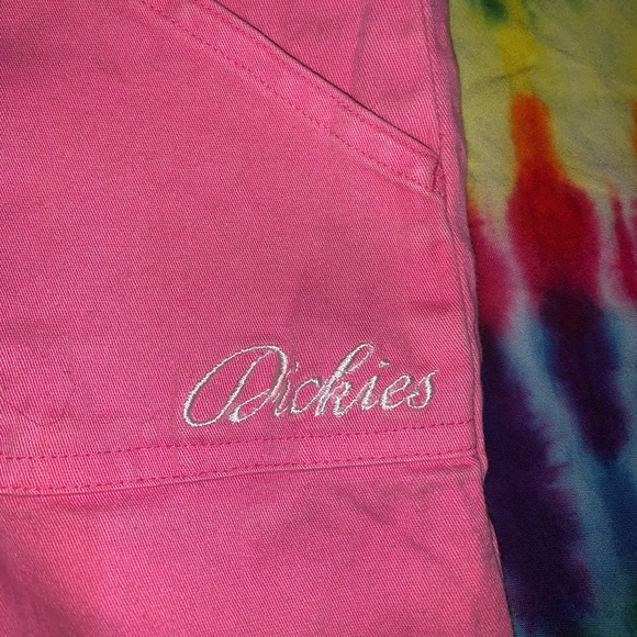 Vintage Dickies Embroidered Pink Shorts - Picture 1 of 4